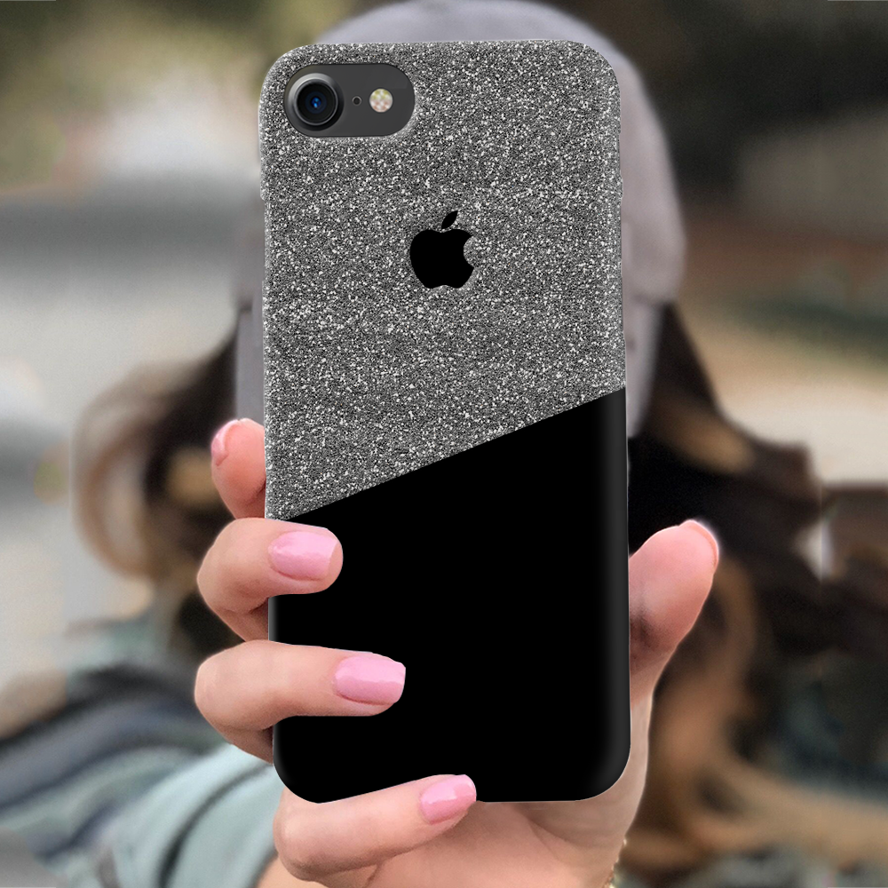 iPhone 7/8 Back and Glitter Design – mizzleti