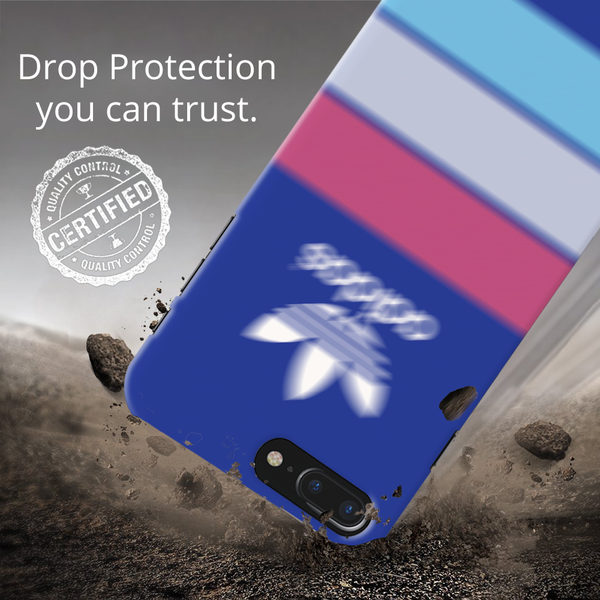 iPhone 7/8 Plus Back Cover and Case Blue Adidas Design