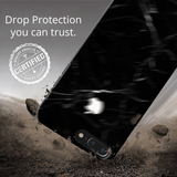 iPhone 7/8 Plus Back Cover and Case Jet Black Marble Design