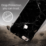 iPhone 6 Back Cover and Case Jet Black Marble Design