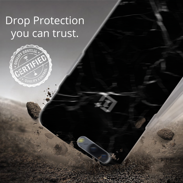 OnePlus 5 Back Cover and Case Jet Black Marble Design
