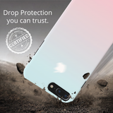 iPhone 7/8 Plus Back Cover and Case White Gradient Design