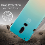 OnePlus 6 Back Cover and Case White Gradient Design