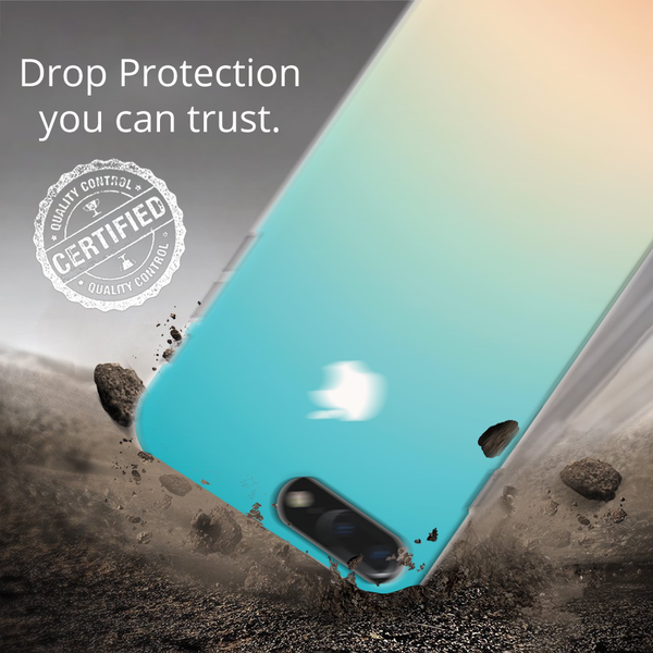iPhone 7 Plus Back Cover and Case White Gradient Design
