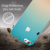 iPhone 5S SE Back Cover and Case White Gradient Design