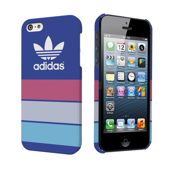 iPhone 5S/SE Back Cover and Case Blue Adidas Design
