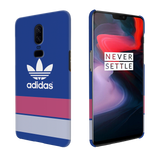OnePlus 6 Marble Back Cover and Case Black Cracked