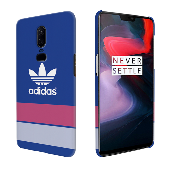 OnePlus 6 Marble Back Cover and Case Black Cracked