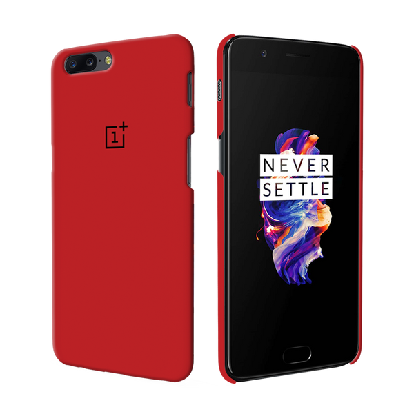 OnePlus 5/1Plus 5 Back Cover and Case Blood Red Design