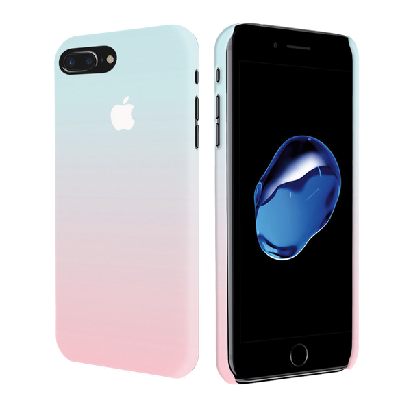 iPhone 7/8 Plus Back Cover and Case White Gradient Design
