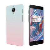 OnePlus 3 Back Cover and Case White Gradient Design