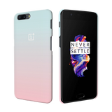 OnePlus 5 Back Cover and Case White Gradient Design