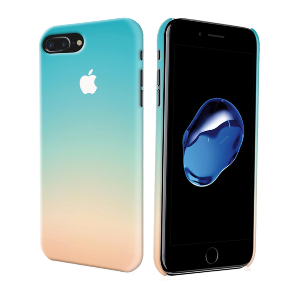 iPhone 7 Plus Back Cover and Case White Gradient Design