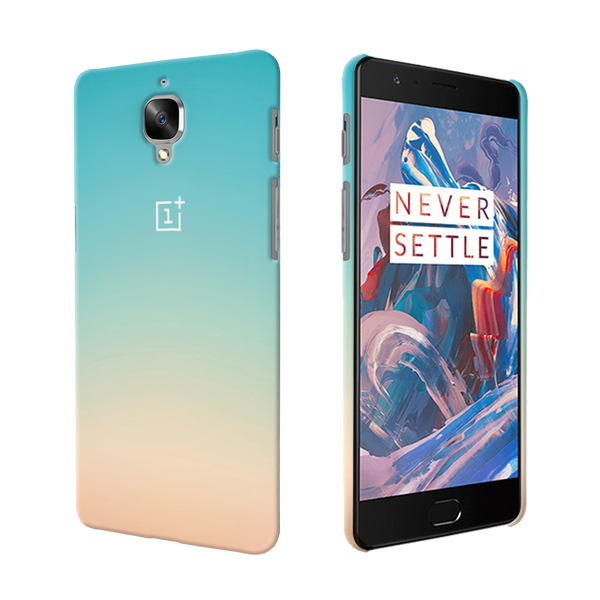 OnePlus 3/3T Back Cover and Case White Gradient Design