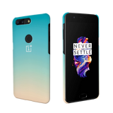 OnePlus 5T Back Cover and Case White Gradient Design