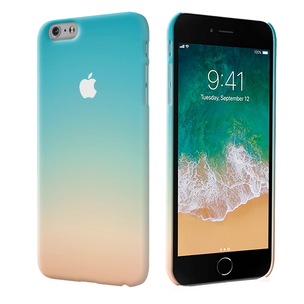 iPhone 6s Plus Back Cover and Case White Gradient Design