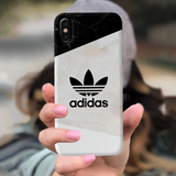 iPhone X Back Cover and Case Adidas Marble Design