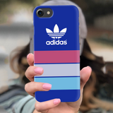iPhone 7/8 Back Cover and Case Blue Adidas Design