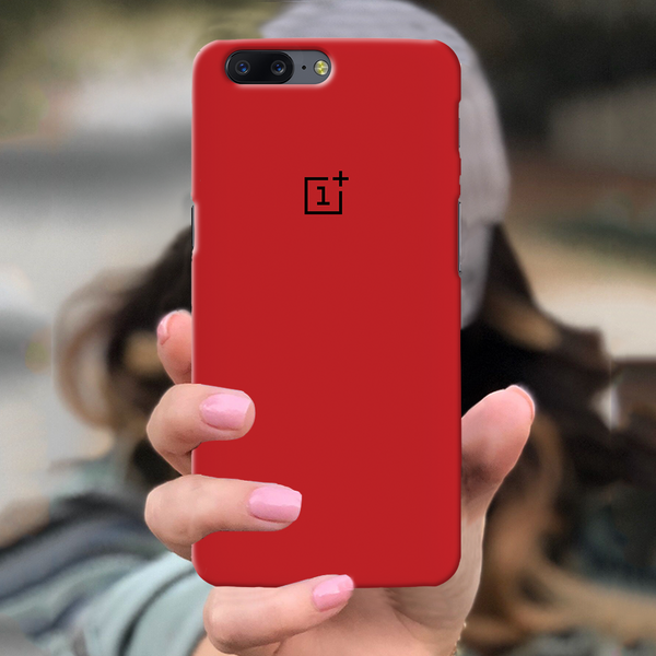 OnePlus 5/1Plus 5 Back Cover and Case Blood Red Design