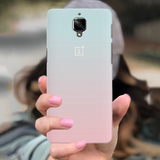 OnePlus 3 Back Cover and Case White Gradient Design