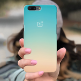 OnePlus 5 Back Cover and Case White Gradient Design