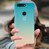OnePlus 5T Back Cover and Case White Gradient Design