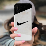 iPhone X Back Cover and Case Nike Marble Design