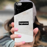iPhone 6s Plus Back Cover and Case Supreme Marble Design