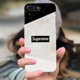 iPhone 7/8 Plus Back Cover and Case Supreme Marble Design