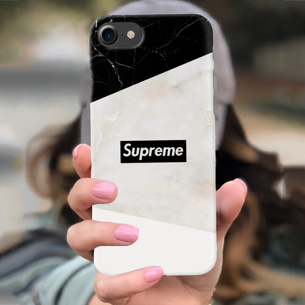 iPhone 7/8 Back Cover and Case Supreme Marble Design