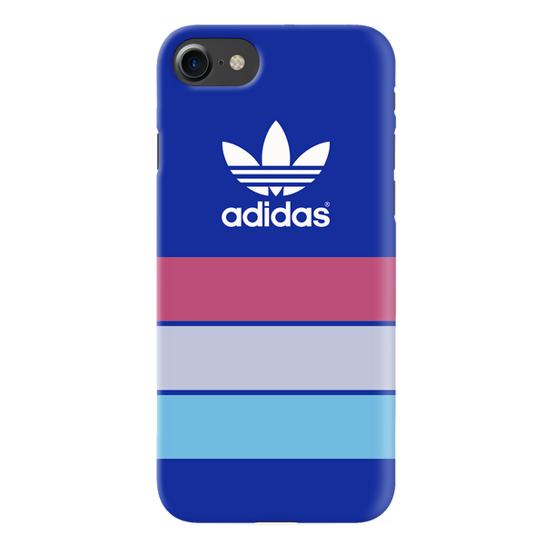 iPhone 7/8 Back Cover and Case Blue Adidas Design