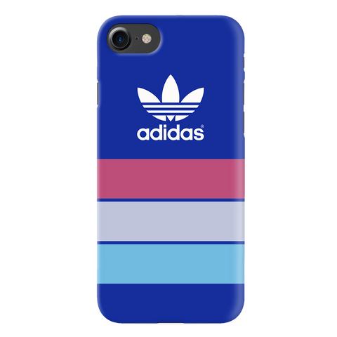 iPhone 7/8 Back Cover and Case Blue Adidas Design