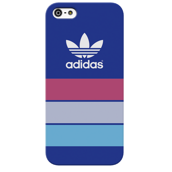 iPhone 5S/SE Back Cover and Case Blue Adidas Design
