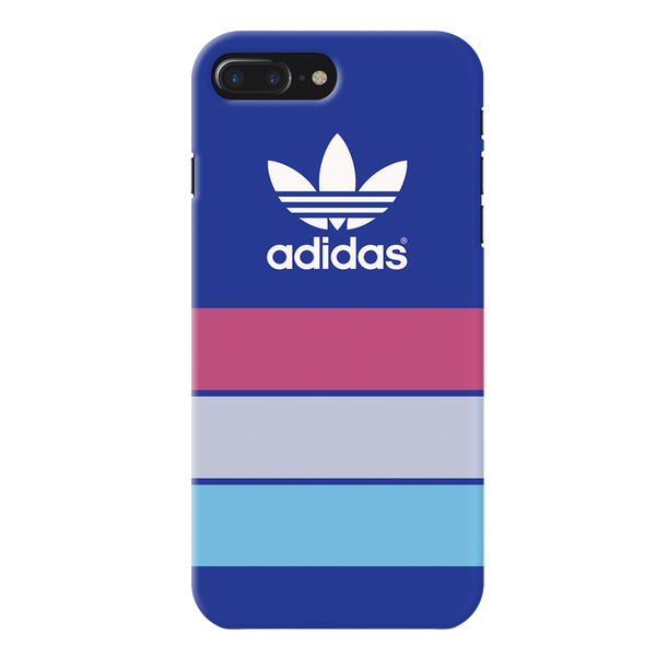 iPhone 7/8 Plus Back Cover and Case Blue Adidas Design