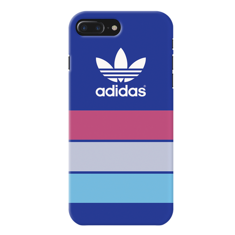 iPhone 7/8 Plus Back Cover and Case Blue Adidas Design