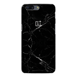 OnePlus 5 Back Cover and Case Jet Black Marble Design