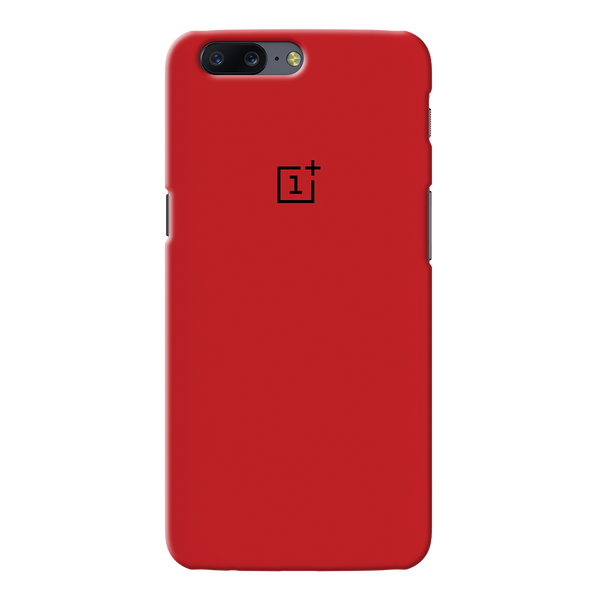 OnePlus 5/1Plus 5 Back Cover and Case Blood Red Design
