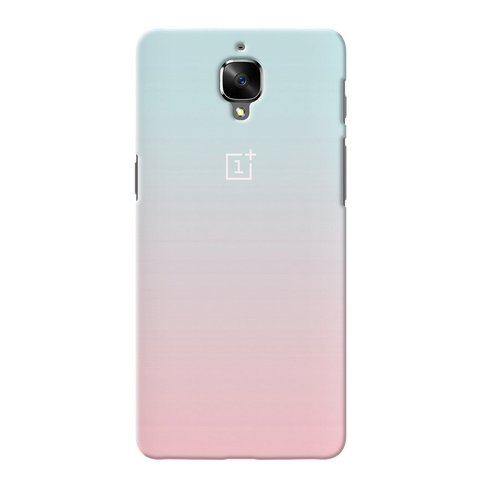 OnePlus 3 Back Cover and Case White Gradient Design