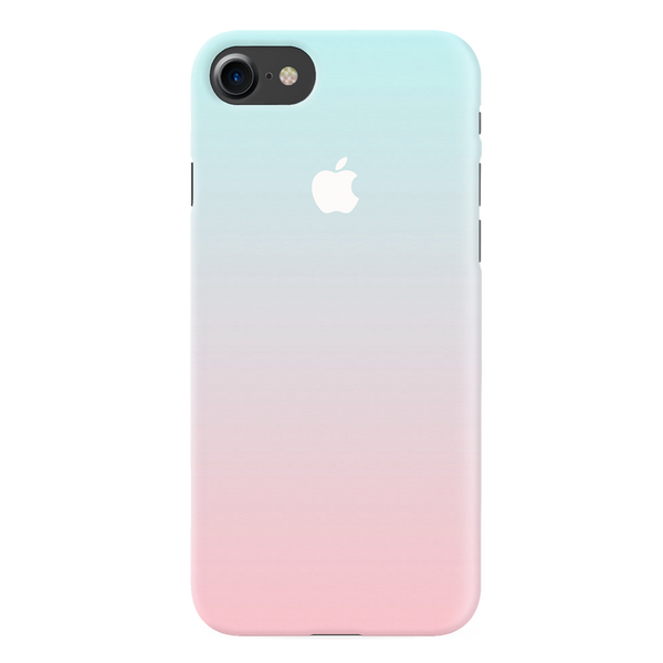 iPhone 7/8 Back Cover and Case White Gradient Design
