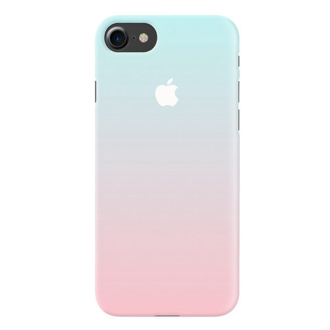iPhone 7/8 Back Cover and Case White Gradient Design