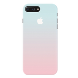 iPhone 7/8 Plus Back Cover and Case White Gradient Design