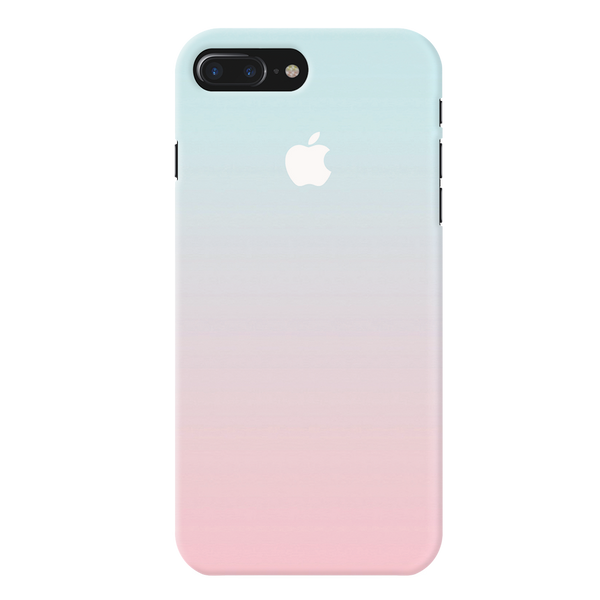 iPhone 7/8 Plus Back Cover and Case White Gradient Design