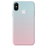 iPhone X Back Cover and Case White Gradient Design