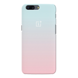 OnePlus 5 Back Cover and Case White Gradient Design