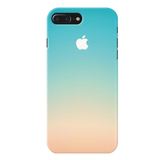 iPhone 7 Plus Back Cover and Case White Gradient Design