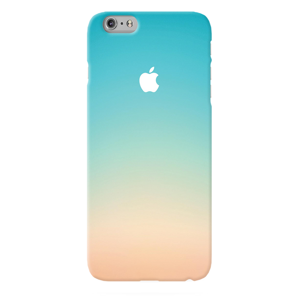 iPhone 6s Plus Back Cover and Case White Gradient Design