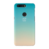 OnePlus 5T Back Cover and Case White Gradient Design