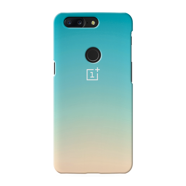 OnePlus 5T Back Cover and Case White Gradient Design