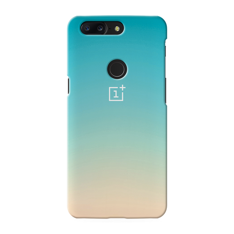 OnePlus 5T Back Cover and Case White Gradient Design
