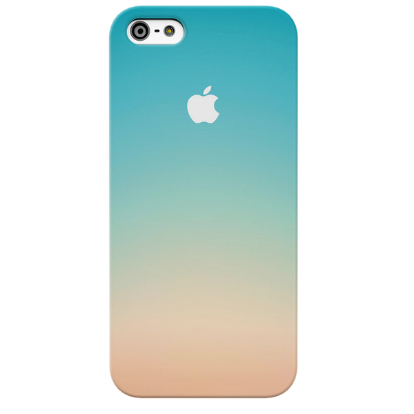 iPhone 5S SE Back Cover and Case White Gradient Design